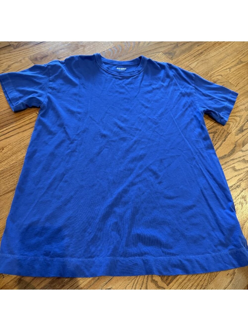 OLD NAVY WOMENS OVERSIZED XS ROYAL BLUE T SHIRT